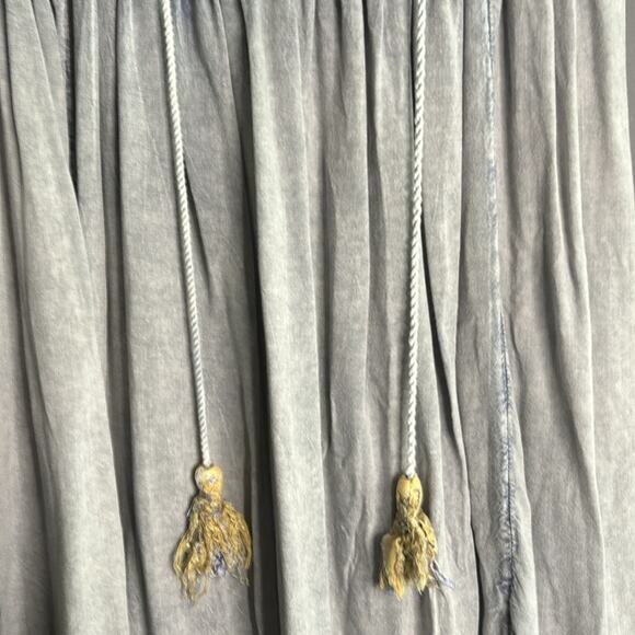 Rachel Zoe Blue Sleeveless Tunic with Tassels and Embroidered Detail Size 1X - Picture 3 of 8